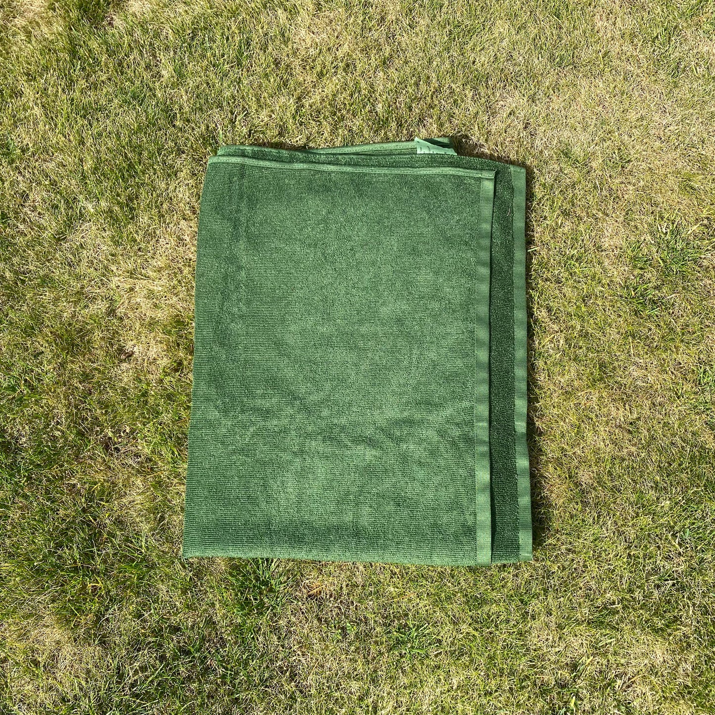 Lightweight Microfibre Green Towel