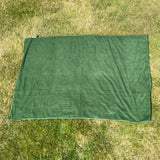 Lightweight Microfibre Green Towel