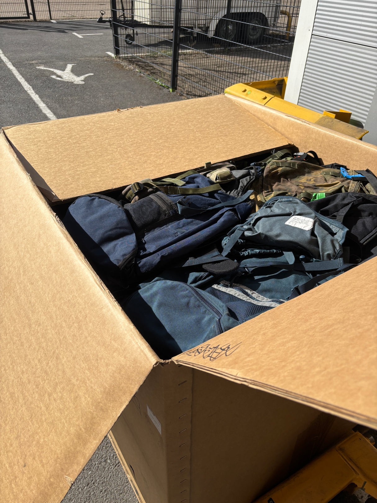 Job Lot 10x Mixed Genuine British Army Rucksacks & Backpacks | Approx. 20kg Bundle
