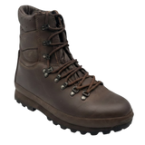 Genuine British Army Altberg Brown Leather Combat Boot Grade 1 Military Surplus Side View Vibram Sole Outdoor Tactical Hiking Boot