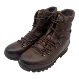 Genuine British Army Altberg Brown Leather Combat Boots Grade 1 Military Surplus Pair Vibram Sole Waterproof Hiking Tactical Boots