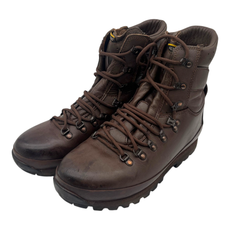 Genuine British Army Altberg Brown Leather Combat Boots Grade 1 Military Surplus Pair Vibram Sole Waterproof Hiking Tactical Boots