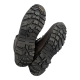 Altberg Brown Leather Combat Boots Vibram Sole British Army Surplus Grade 1 Deep Lug Tread Outsole Condition