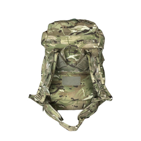 British army current issue MTP Camouflage Short Back Military rucksack bergen with 100L capacity