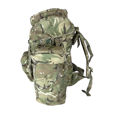 genuine issue british army current MTP bergen rucksack wwith side pockets
