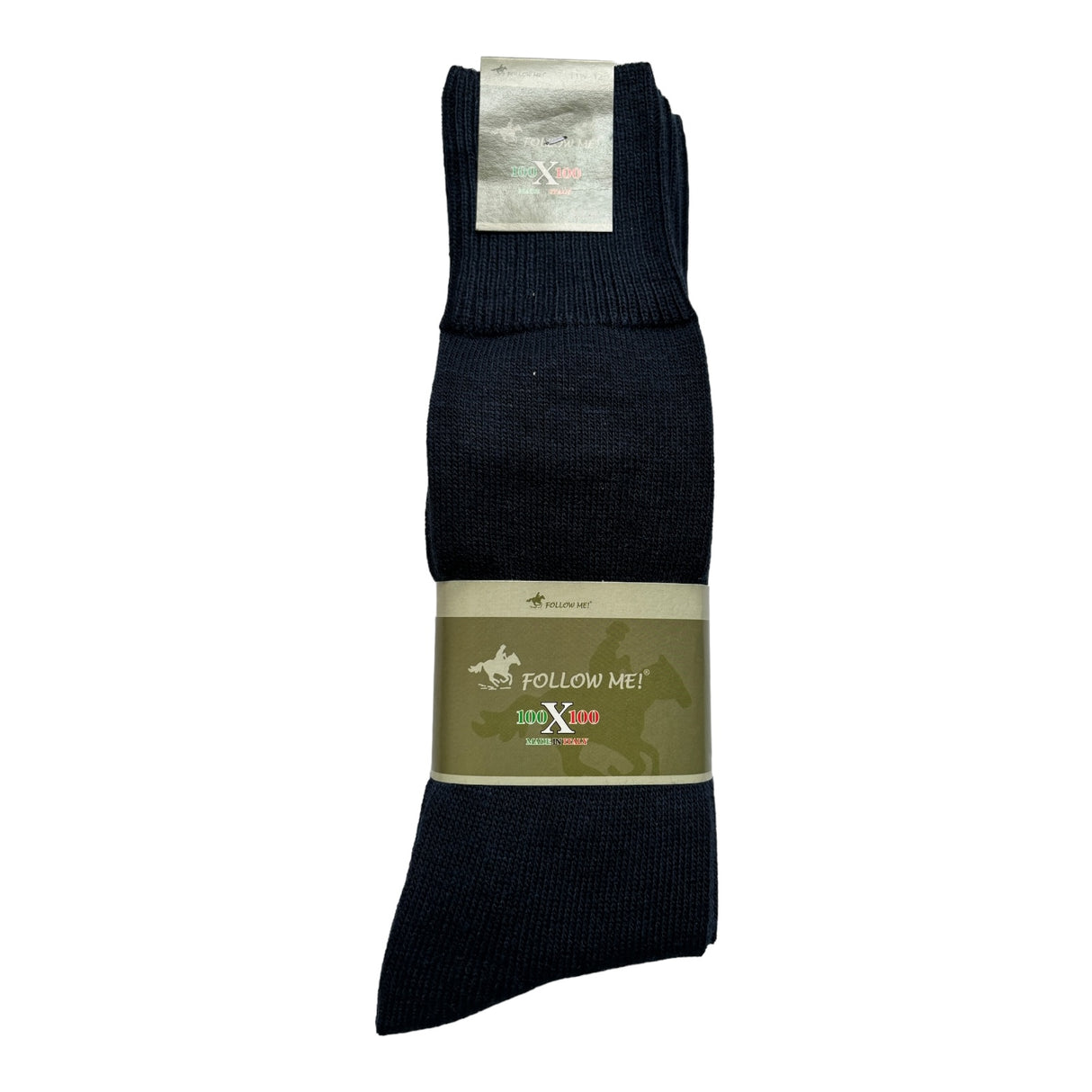 Italian Army High Quality Wool Blend Socks - Navy Blue