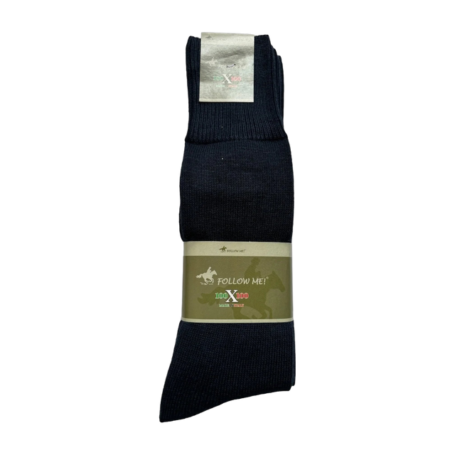 Italian Army High Quality Wool Blend Socks - Navy Blue