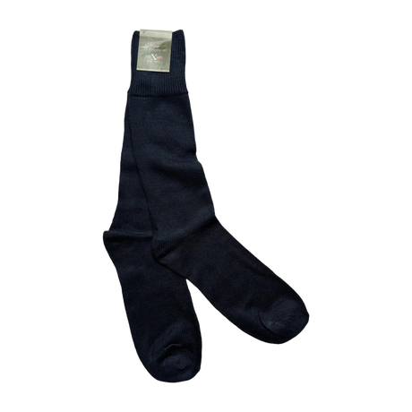 Italian Army High Quality Wool Blend Socks - Navy Blue