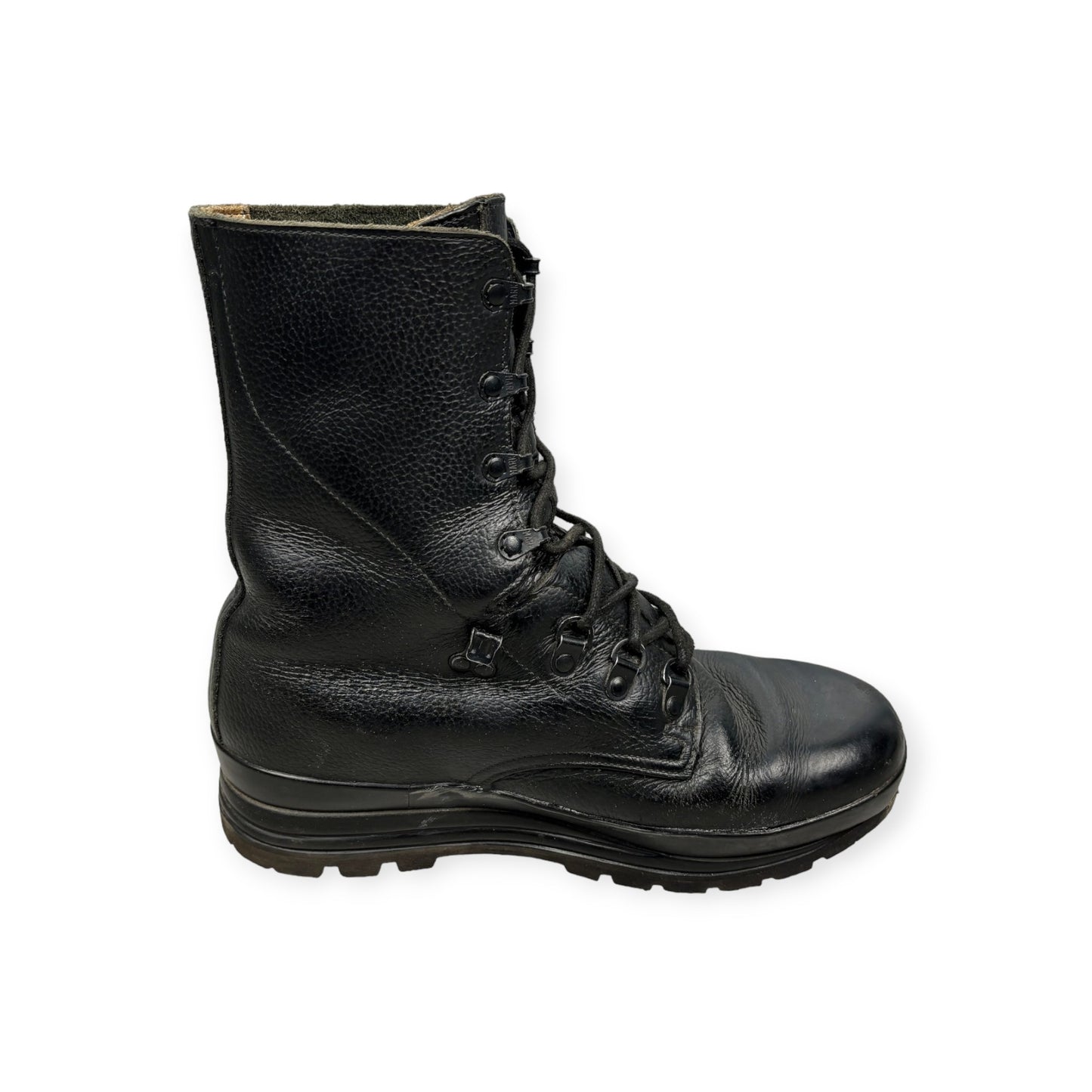 Swiss Army KS90 Combat Boots black leather patrol footwear