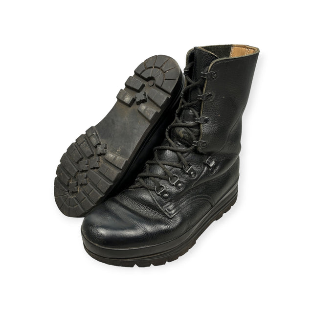 Swiss Army KS90 Combat Boots black leather patrol footwear