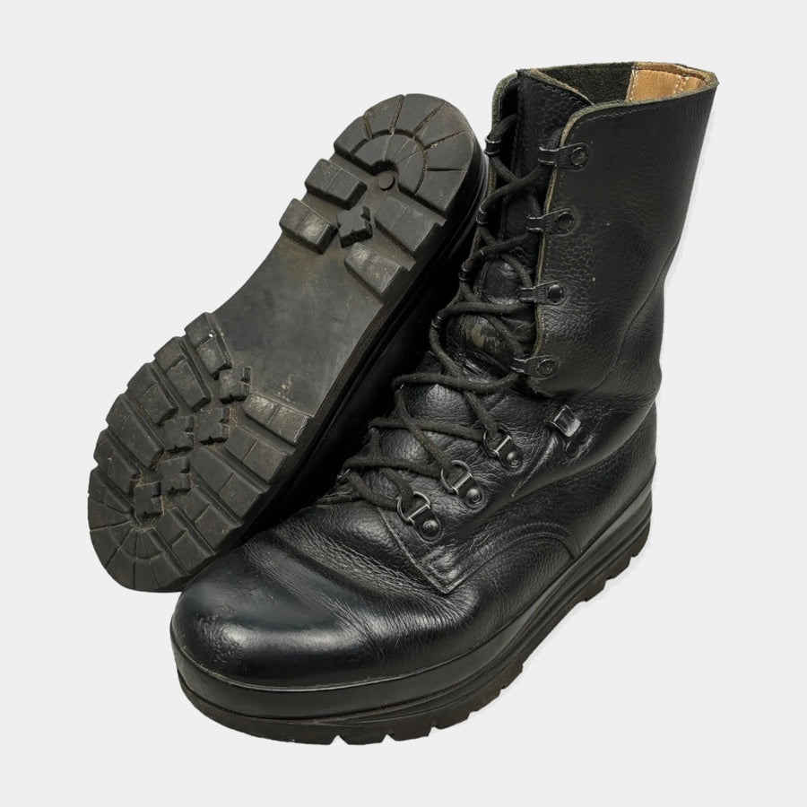 Swiss Army KS90 Combat Boots black leather patrol footwear