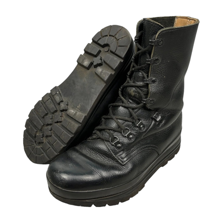 Swiss Army KS90 Combat Boots black leather patrol footwear