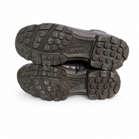 Bates brown combat boots rugged outsole tread