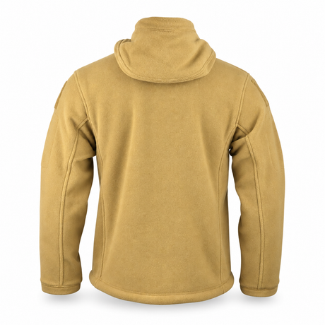 Battalion Scout Fleece Hoodie – desert, rear view