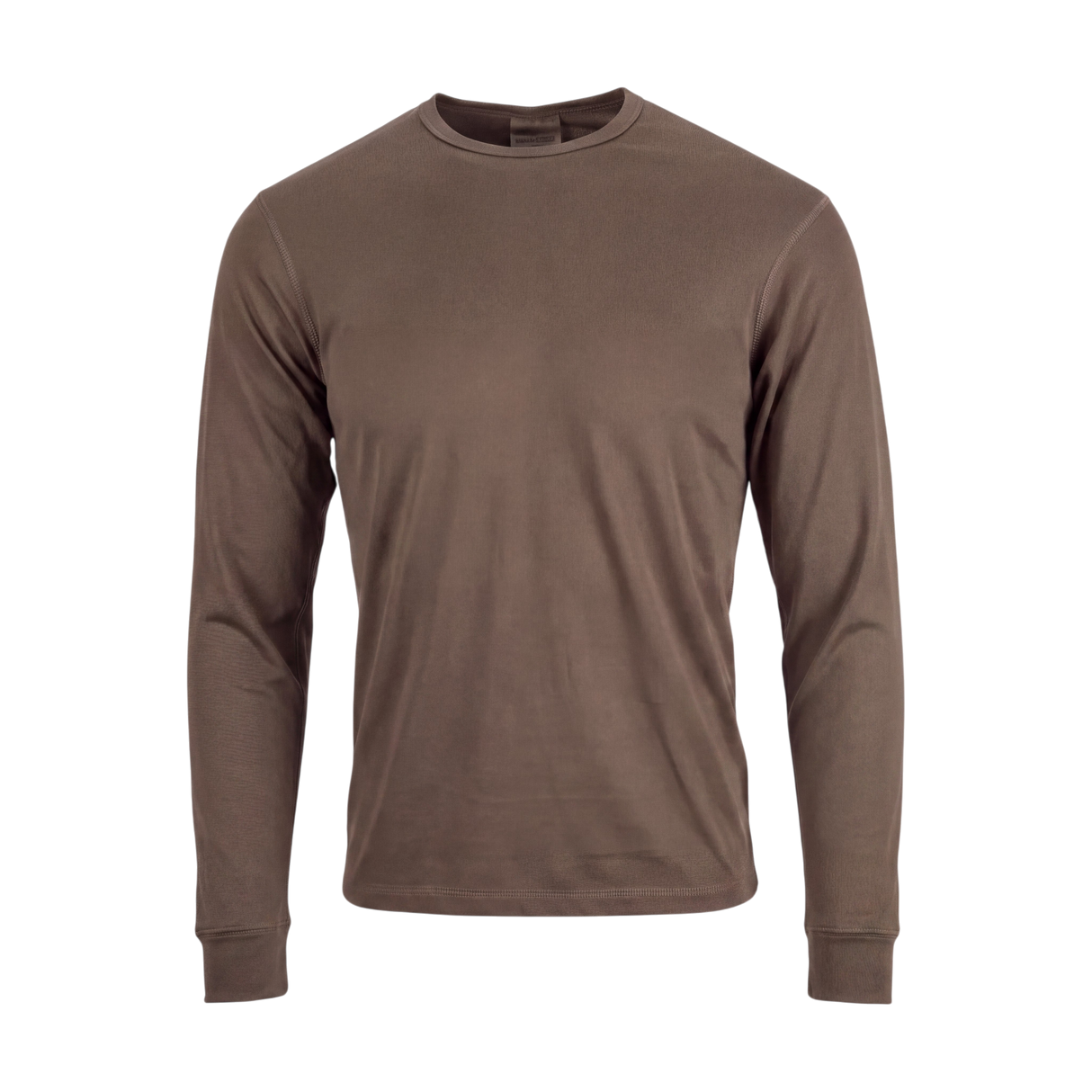 Genuine British Army brown long sleeve thermal base layer top