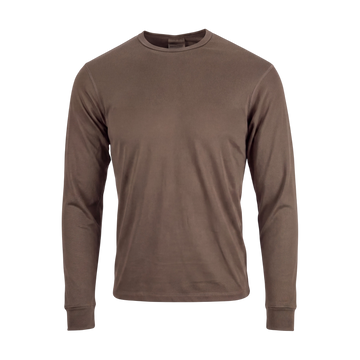 Genuine British Army brown long sleeve thermal base layer top