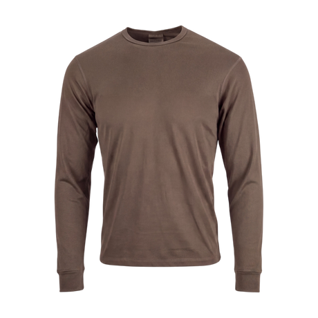 Genuine British Army brown long sleeve thermal base layer top