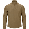 Genuine British Army PCS light olive quarter zip thermal fleece top