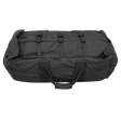 British Army black deployment bag 100L holdall with carry handles and compression straps, front view