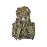 Discover the reliability and ruggedness of the Kombat UK Woodland DPM Bergen Rucksack. With a 120L capacity and 78x60x30cm dimensions, it features a versatile day sack system, multiple pockets, side compression straps, padded shoulder straps, and a waist belt. Made from 600D Tac-Poly with a removable internal aluminium frame.