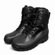 HAIX black High Liability British Army combat boots front view