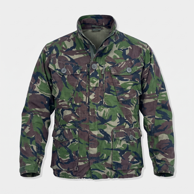 British Army DPM Combat Smock front view, genuine military surplus