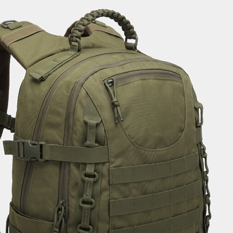 Battalion 38L Tactical MOLLE Rucksack in Olive Green – detail