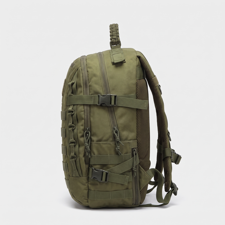 Battalion 38L Tactical MOLLE Rucksack in Olive Green – side