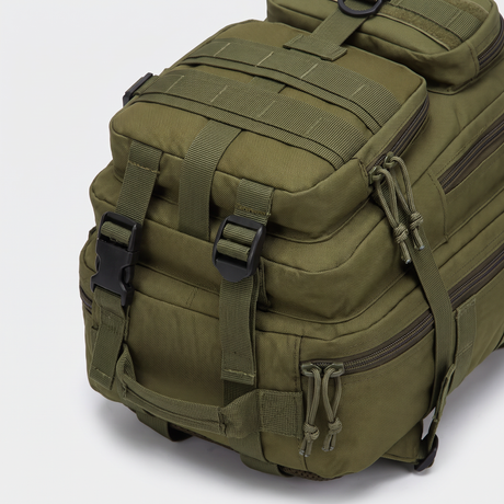 Battalion 25L Tactical MOLLE Assault Pack in Olive Green – detail