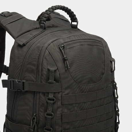 Battalion 38L Tactical MOLLE Rucksack in Black – detail