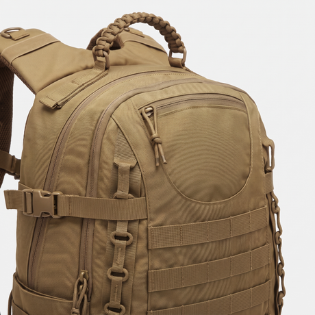 Battalion 38L Tactical MOLLE Rucksack in Khaki – detail