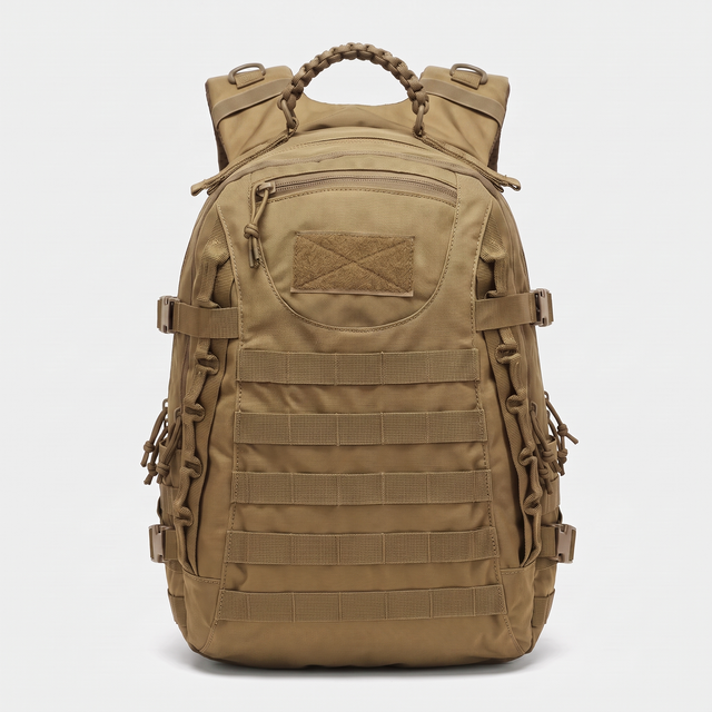 Battalion 38L Tactical MOLLE Rucksack in Khaki – front