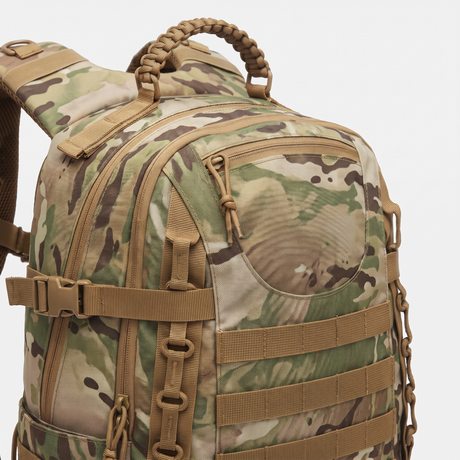 Battalion 38L Tactical MOLLE Rucksack in Multicam – detail