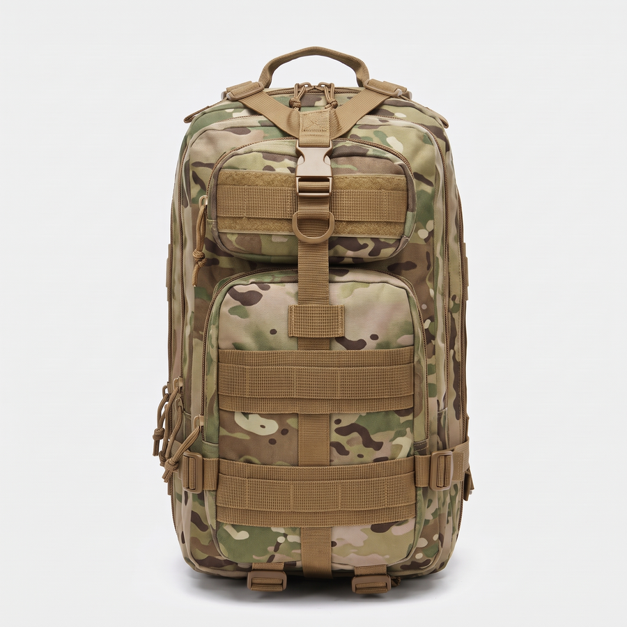 Battalion 25L Tactical MOLLE Assault Pack in Multicam – front