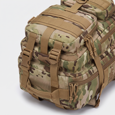 Battalion 25L Tactical MOLLE Assault Pack in Multicam – detail