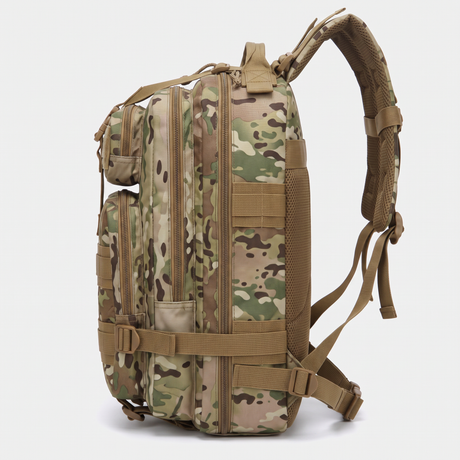 Battalion 25L Tactical MOLLE Assault Pack in Multicam – side