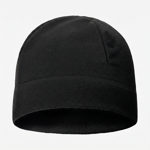 Battalion Fleece Watch Cap in Black – front
