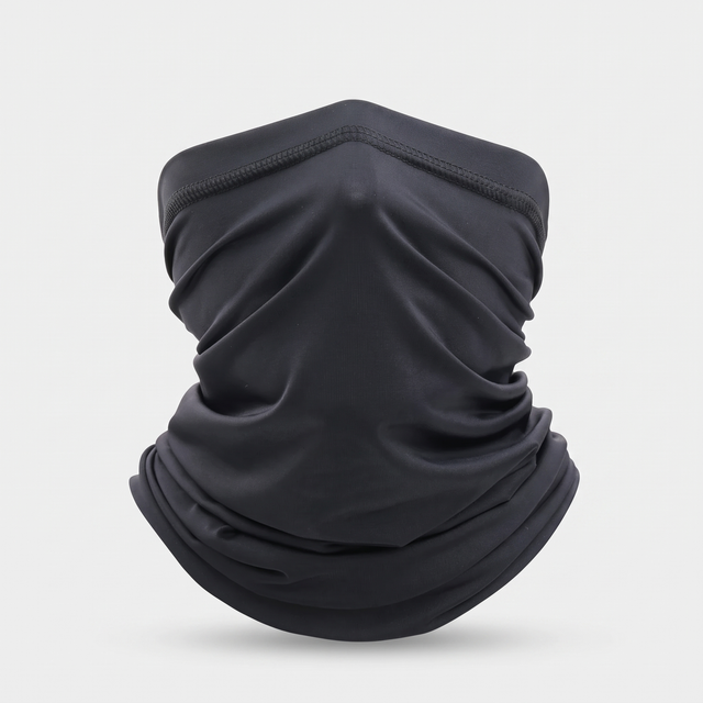 Battalion Lightweight Neck Gaiter in Black – front