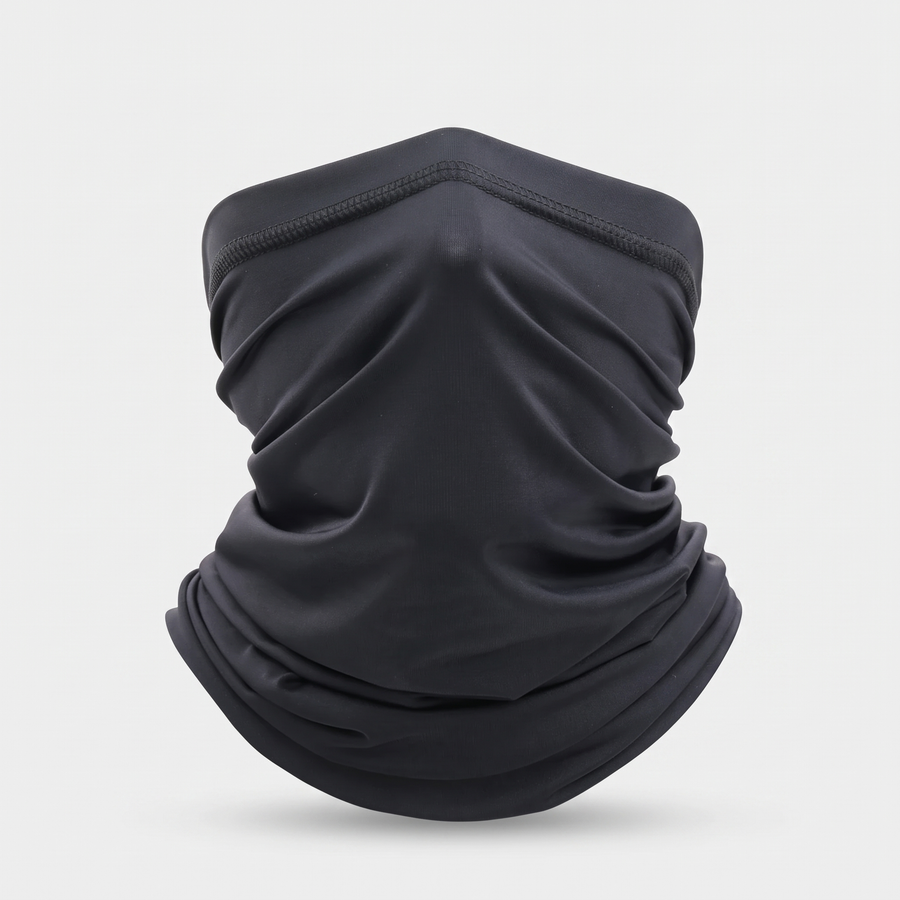 Battalion Lightweight Neck Gaiter in Black – front