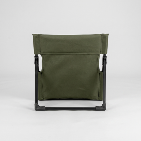 Battalion Folding Low-Back Camp Chair in Olive Green – back