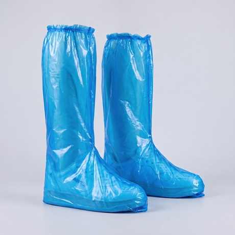 Battalion Disposable Rain Shoe Covers 5-Pack in Blue – side