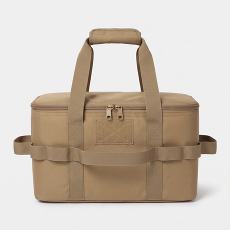 Battalion Camp Kitchen & Gas Canister Tool Bag in Khaki – front