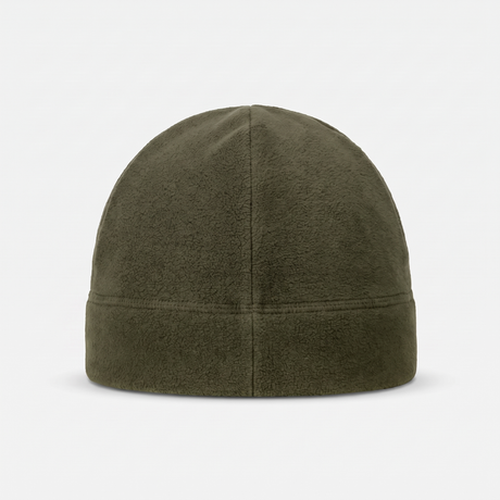 Battalion Fleece Watch Cap in Olive Green – side