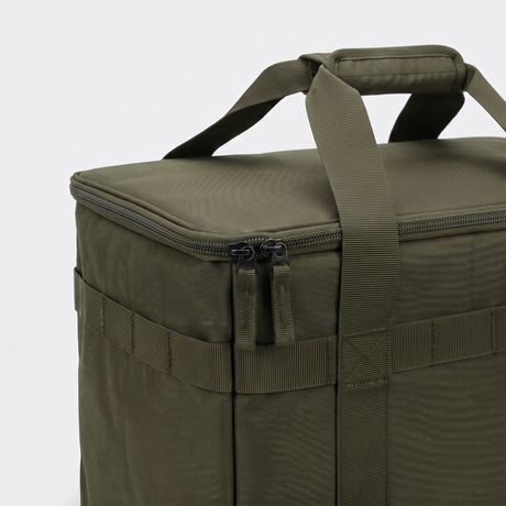Battalion 30L Insulated Camping Storage Bag in Olive Green – detail