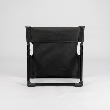 Battalion Folding Low-Back Camp Chair in Black – back