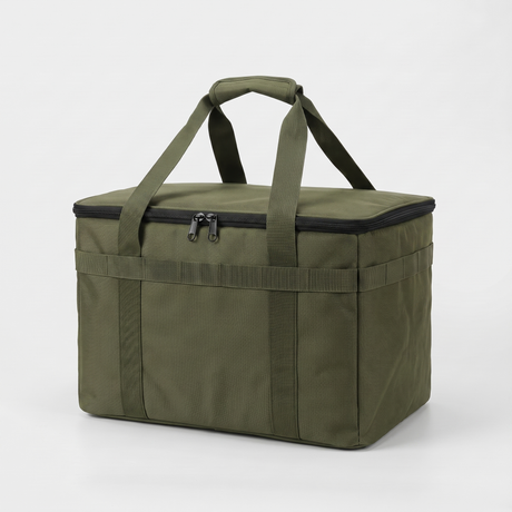 Battalion 30L Insulated Camping Storage Bag in Olive Green – front