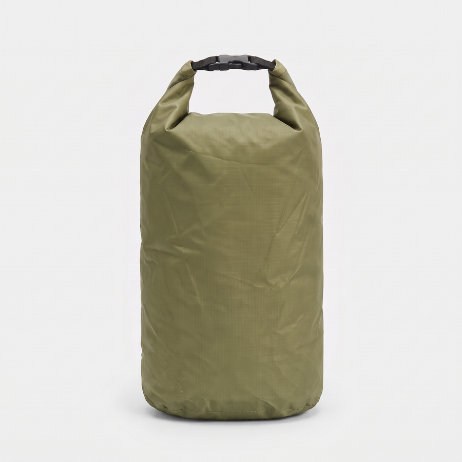 Battalion Roll-Top Dry Bag in Olive Green – front