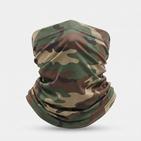 Battalion Lightweight Neck Gaiter in Camo – front