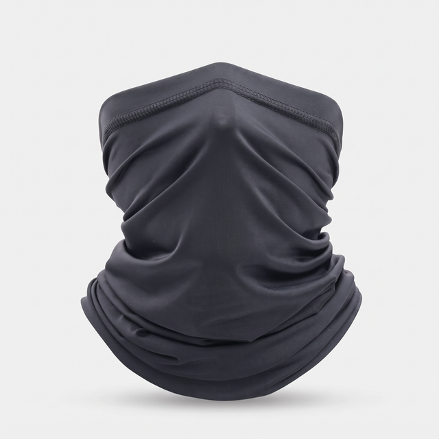 Battalion Lightweight Neck Gaiter in Dark Grey – front