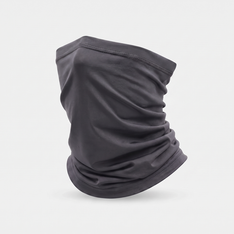 Battalion Lightweight Neck Gaiter in Dark Grey – side